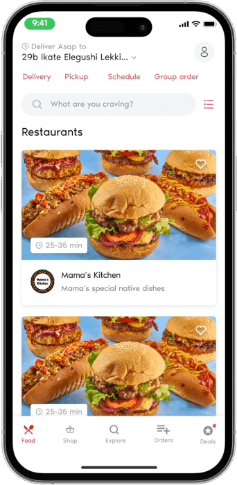 A phone image with fc app open